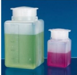 Burkas ar platu kaklu, četrstūra, HDPE