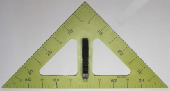 Trijstūris 45-90-45 magnētiskai tāfelei