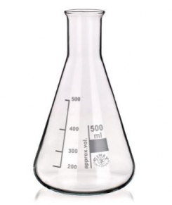 Erlenmejera kolba, šaura kakla