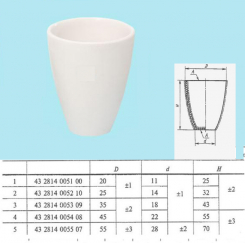 Porcelāna Tīģeli augsta forma