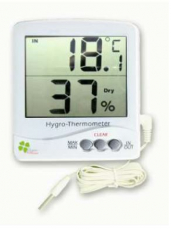 Termohigrometrs  ar rasas punkta signālu 