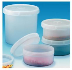 Konteineri paraugiem ar skruvējāmo vāku