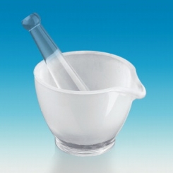 Piesta ar piestalu (borsilikāta stikls)