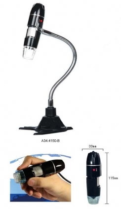 USB Digitāls Mikroskops, 50x-500x A34.4150-B