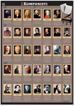 Komponistu plakāts 70x100