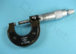 Mikrometru mērītājs, 0-25mm, + 0,01