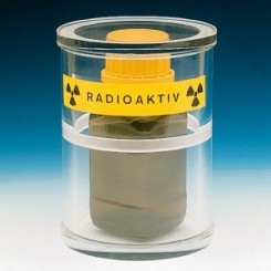 Konteineris aizsardzībai no beta starojuma