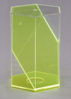Sešstūra prizma ar slīpu  šķērsgriezumu, augstums 200 mm
