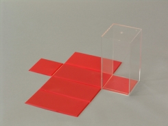 Četrstūra prizma ar izklājumu, augstums 150 mm