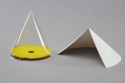 Konuss ar noņemamu virsmu, h=120 mm