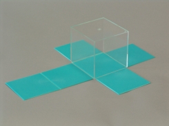 Kubs ar izklājumu, šķautnes 100 mm