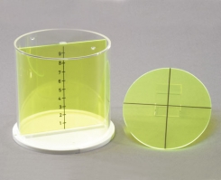 Cilindrs ar saliekamām  šķērsgriezumiem. Četrstūris un elīps. Augstums 100 mm.