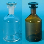 Pudeles ar slīpējumu,  ar šauru kaklu