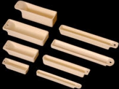  Korunda laiviņas ar asti un caurumu