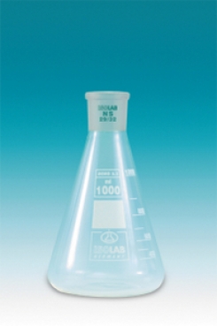 Erlenmejera  kolba ar slīpējumu