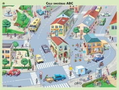 Ceļu drošības, 115x87 cm