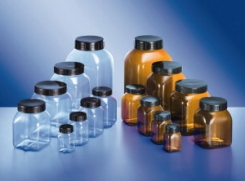 Konteineri ar platu kaklu, PVC