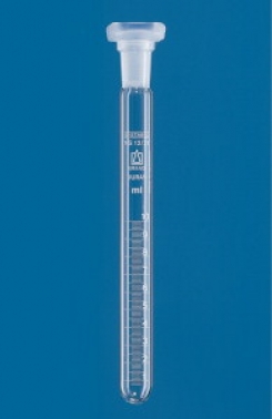 Mēģenes ar iedaļām ar slīpējumu