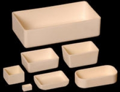 Taisnstūra korunda tīģeļi